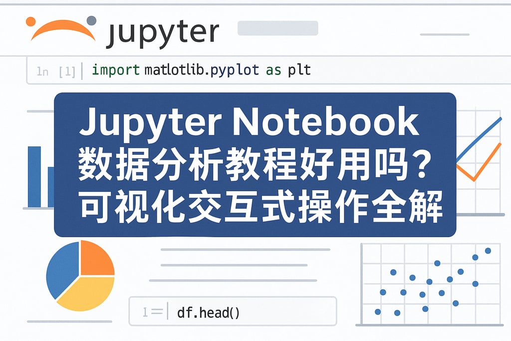 Jupyter Notebook数据分析教程好用吗？可视化交互式操作全解析